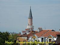 Plovdiv - Minaret u mešity Džumaja Džamija