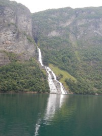 Geirangerfjord - vodopád 