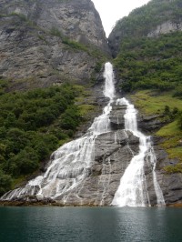 Geirangerfjord - vodopád 