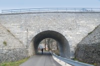 Jeden z viaduktů Slezského semeringu