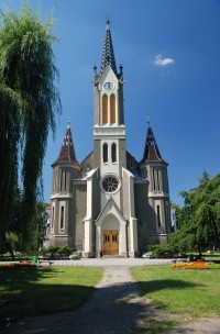 Evangelický kostel - portál