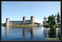 Finsko - hrad Olavinlinna (Olafův hrad) na území obce Savonlinna 