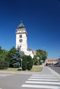 Dačice - Kostel sv. Vavřince