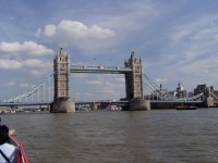 Londýn - Temže a Tower bridge