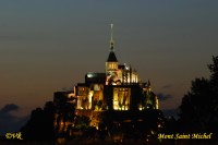 Mont Saint Michel - V noci