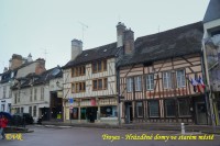 Troyes - Hrázděné domy ve starém městě