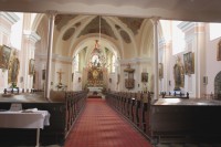 Píšť - Kostel sv. Vavřince, interiér