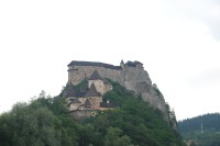 Oravský hrad z výstupního místa