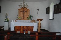 Skanzen Vychylovka - Kostel interiér