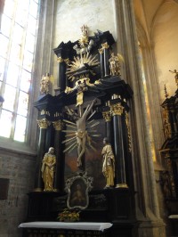 Katedrála svaté Barbory - boční oltář