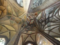 Katedrála svaté Barbory - malovaná klenba