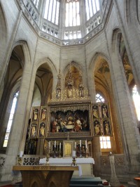 Katedrála svaté Barbory - hlavní oltář