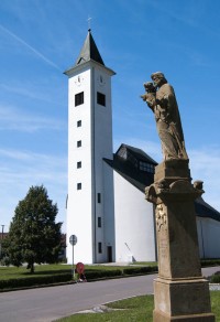 Suchá Loz - kostel sv. Ludmily
