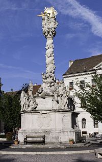 Sopron – Sloup Nejsvětější Trojice (Szentháromság-szobor)