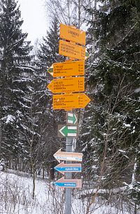 Kombinované lyžařské značení