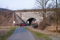 Viadukt v Horní Lipové u nádraží