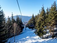 Dolů lanovkou zpět