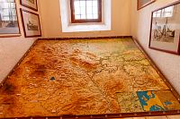 Plastická mapa jihu Čech