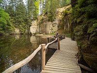 Hlavním lákaldelm je velký amonit