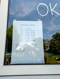 Otvírací doba s vysvětlením