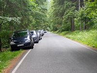 Parkování ještě asi kilometr za Studánkou