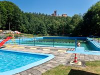 Naplněný bazén 28.6.2025