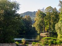 Rybník s rozdělovací hrází