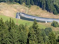 Nový zasněžovací rybníček