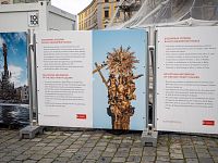 Originál na ohradě sloupu