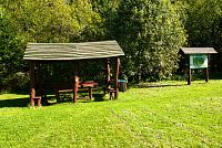 Přístřešek s mapou