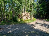 Z těžby u Smrčiny