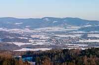 Bludov, Šumperská kotlina a Hraběšická hornatina