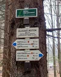 Asi 150 m výše je trasa na Rabštejn