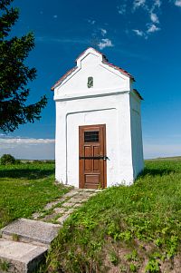 Kaplička na vrcholu stoupání