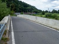 Na mostu přes Moravskou Sázavu