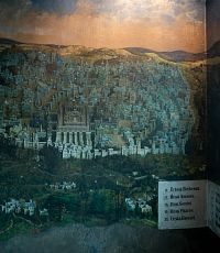 U vstupu idealizovaný plán Jeruzaléma