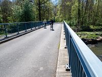 Most na cyklotrase 6027 od Litovle k Bahence