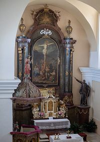Oltářní obraz je datován do r. 1780