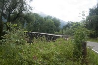 Dřevěný most na Enži