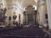 Interiér kostela Kvasice