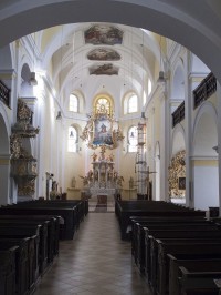 Interiér kostela sv. Marka