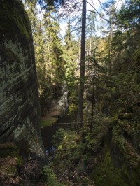 Jezírko v Adršpachu