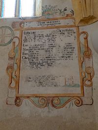 Česko-latinský nápis