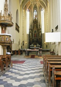 Gotický interiér