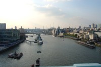 výhled z věže Tower bridge