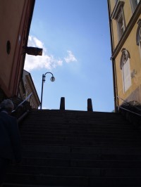 Olomouc - schody na Blažejské náměstí