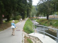 Luhačovice - procházka k přehradě