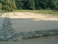 Valy v Mikulčicích - vykopávky základů kostela