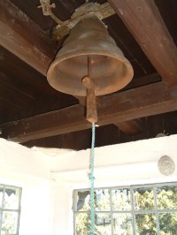 Zvon na rozhledně nad kaplí Kozubová