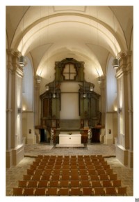 Interiér Klašterního kostela Zvěstování Panny Marie